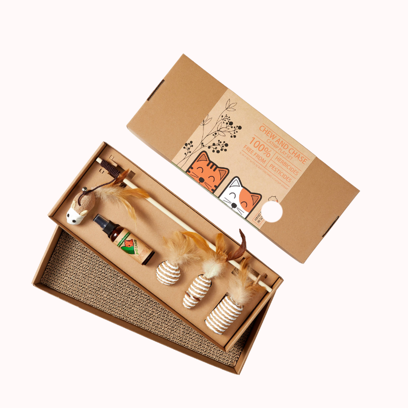 Chew and Chase Catnip Play Set | Cat Treat | Gift for Pets