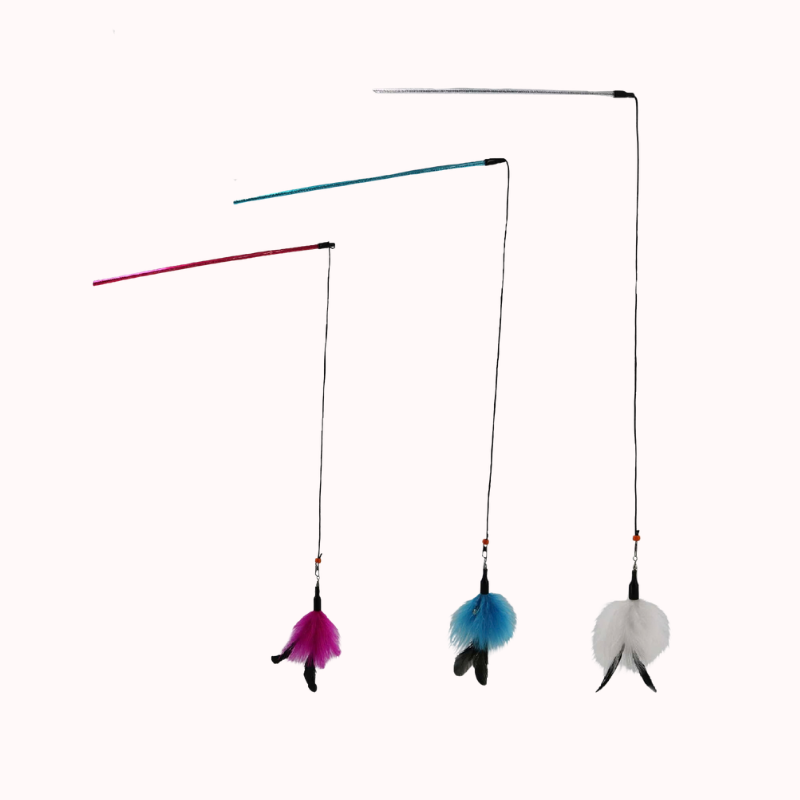 Ancol Feather Bell Cat Dangler Toy