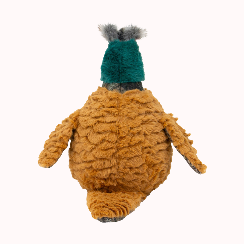 Heritage Phoebe Pheasant Dog Toy with squeak and crinkle