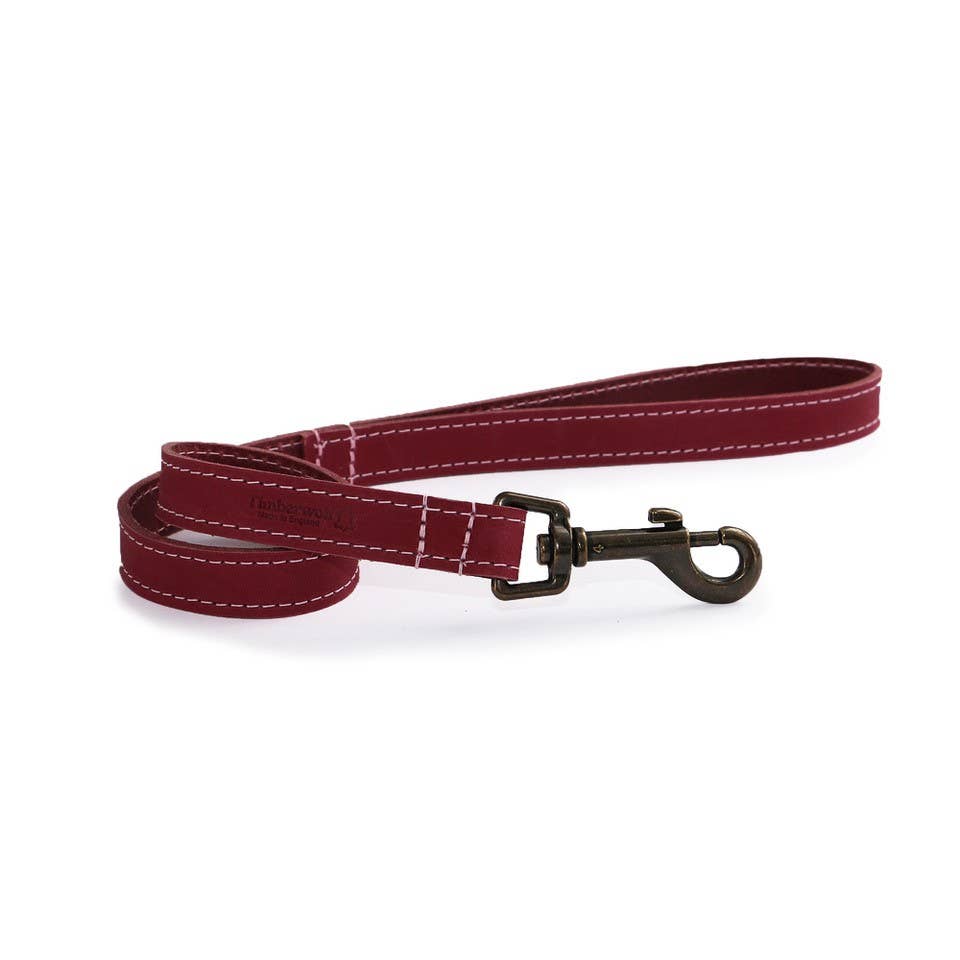 Timberwolf Leather Lead - various colours - 1m x 19mm