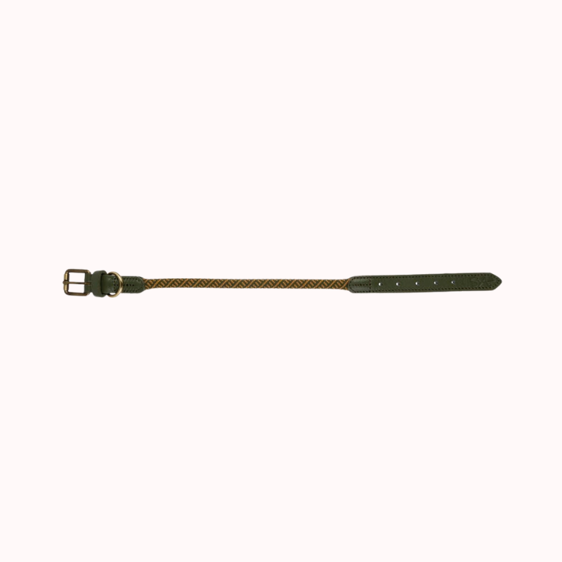 Forest Green Rope Collar