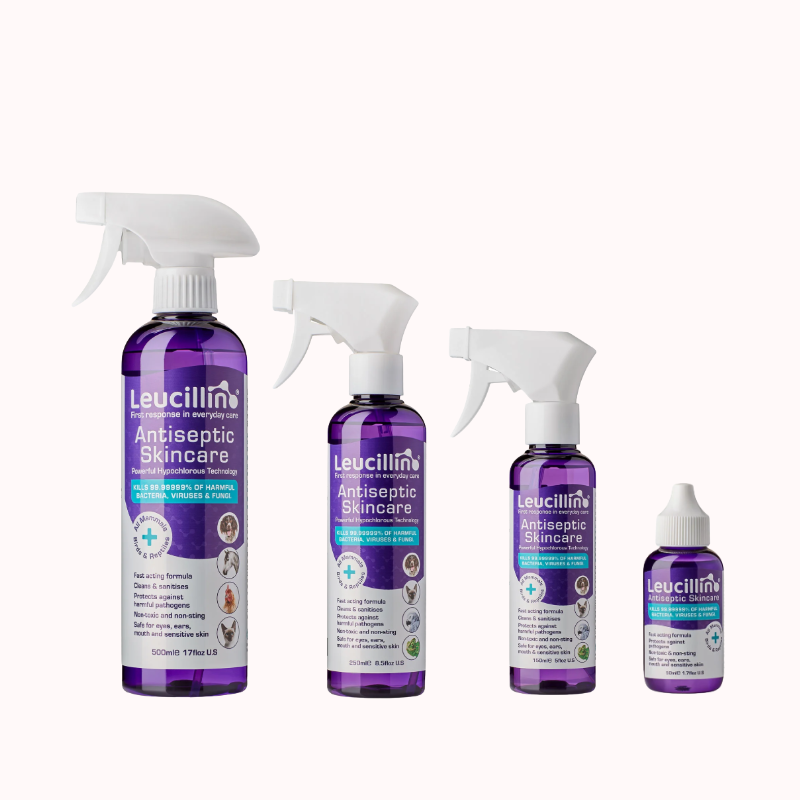 Leucillin Pet Antiseptic Spray - different sizes available