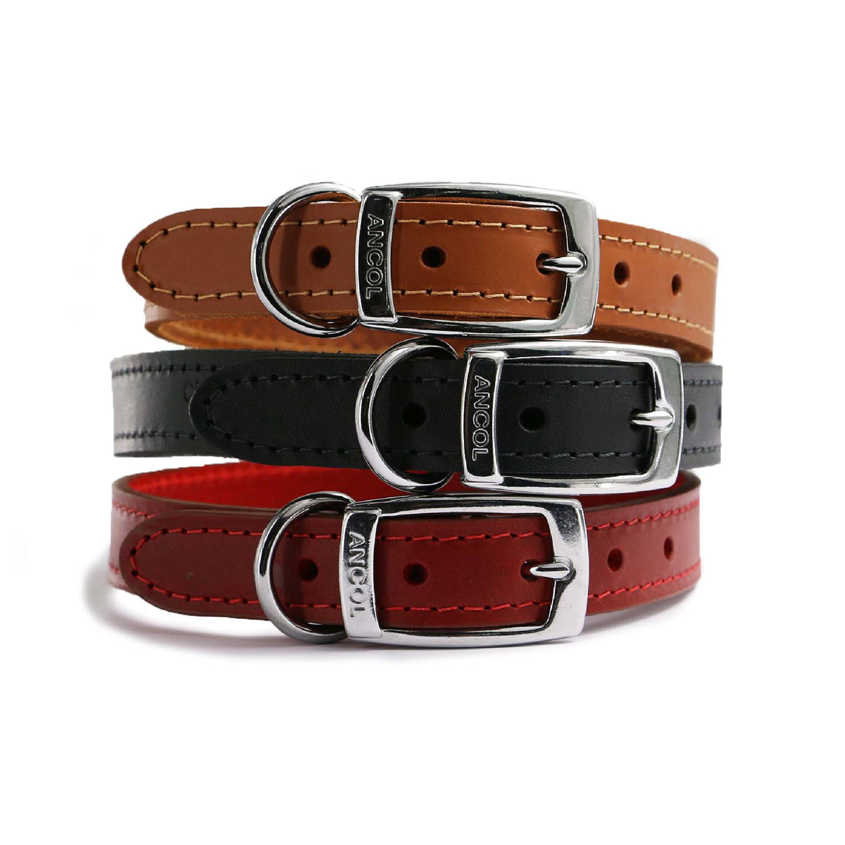 Heritage Collection Leather Collar Tan