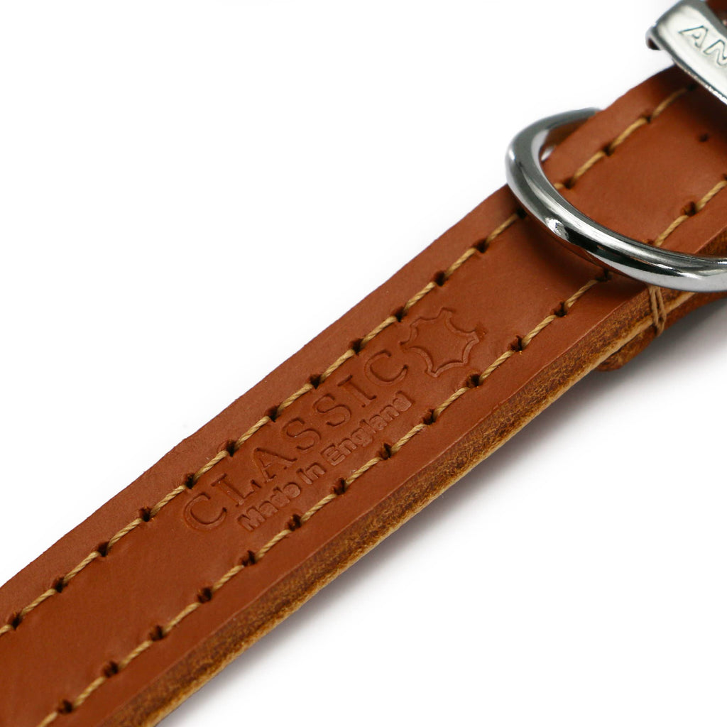 Heritage Collection Leather Collar Tan