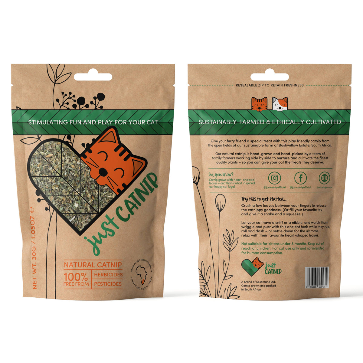 Organic Catnip | Cat Treat | Cat Nip | Gift for Pets